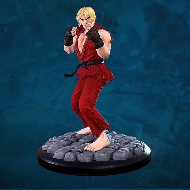 街机对决：肯的3D打印模型|Ken Masters Street Fighter