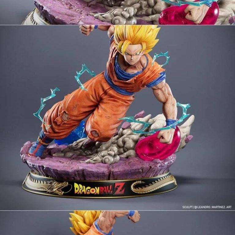 龙珠超SSJ3 3D打印模型|Goku SSJ3