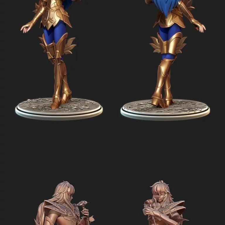 双鱼座阿佛洛狄忒 3D打印模型|Pisces Aphrodite