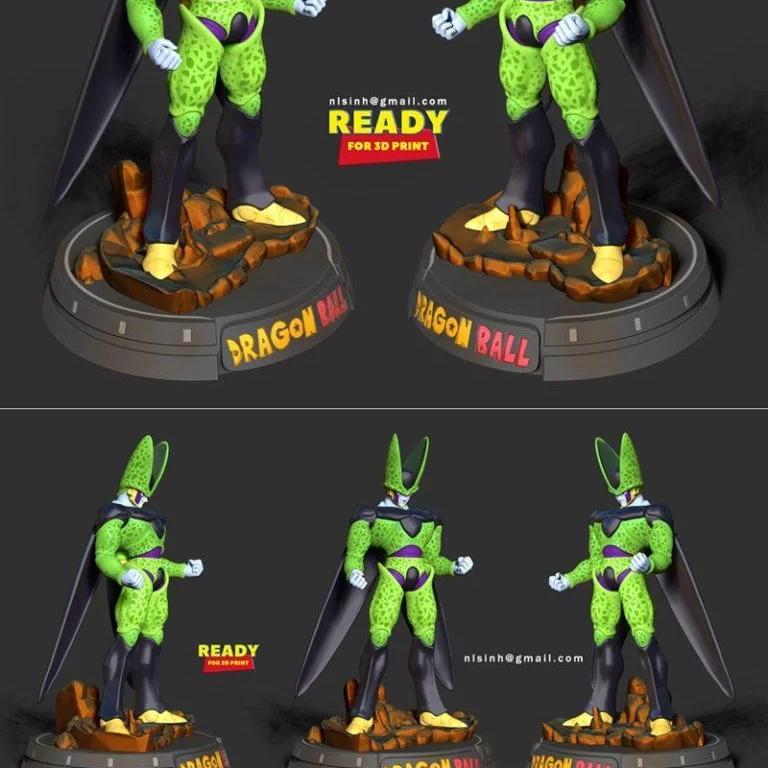 Cell - 3D打印模型设计|Cell – Dragon Ball