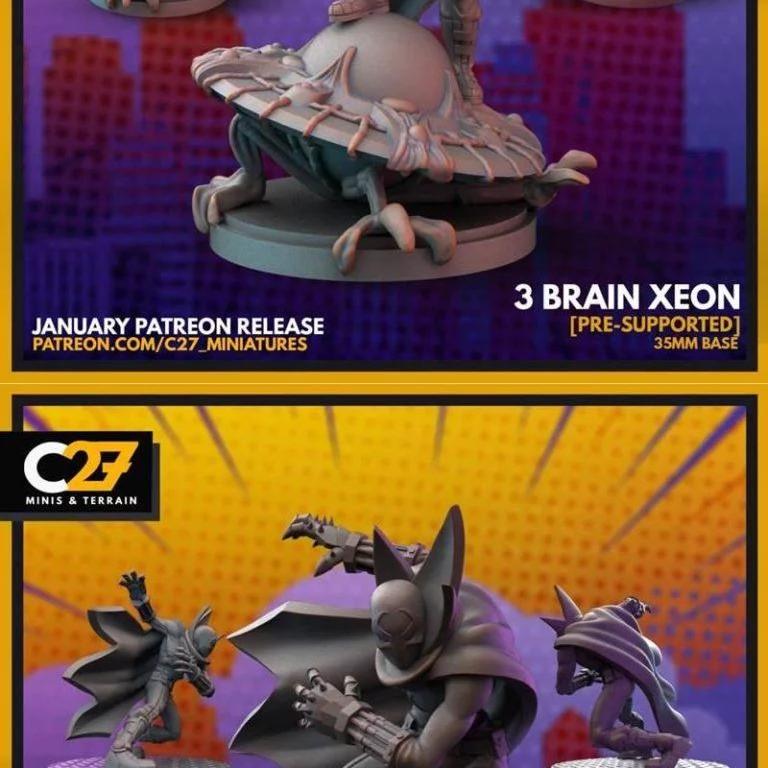 C27 – 《迷你模型宝箱》2022年1月版|C27 – Miniatures Loot Crate January 2022