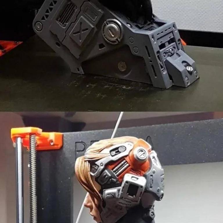 赛博格女战士 3D打印模型|Female Cyborg