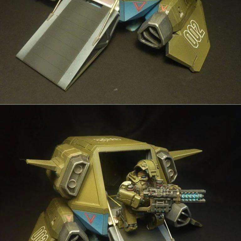 Landing Shuttle 3D打印模型：动漫《星际救援》角色“艾琳”立体模型|Landing Shuttle