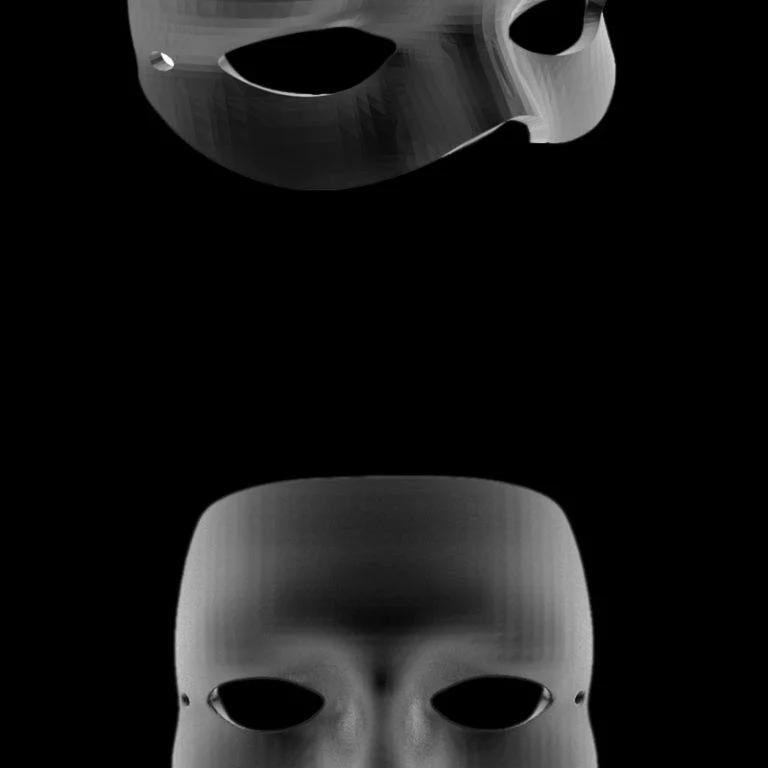 3D打印南瓜面具模型：哈利波特·赫敏·魔法学校风格|Blank Halloween Mask