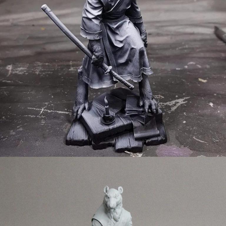 TMNT - 拆解与重塑：Splinter 3D打印模型设计|TMNT – Splinter