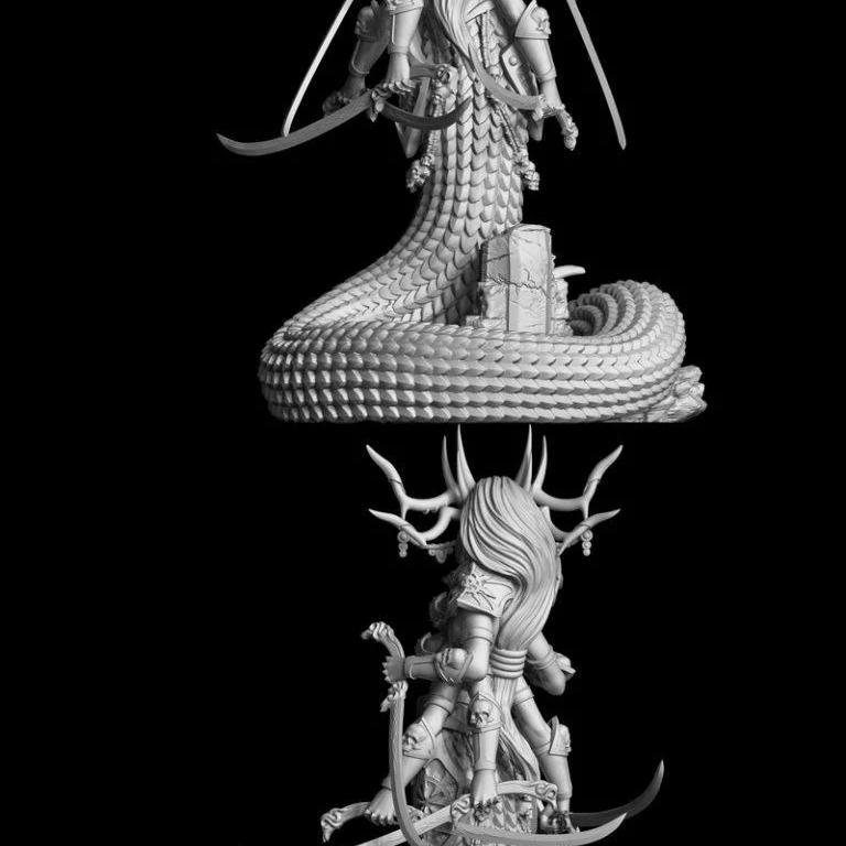 欲望之巅：Sasha 3D打印模型集|Sasha Queen of Lust