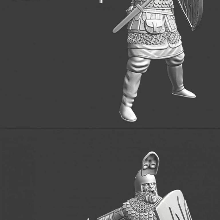 中世纪俄罗斯重装骑士 3D打印模型|﻿Medieval Russian heavy knight