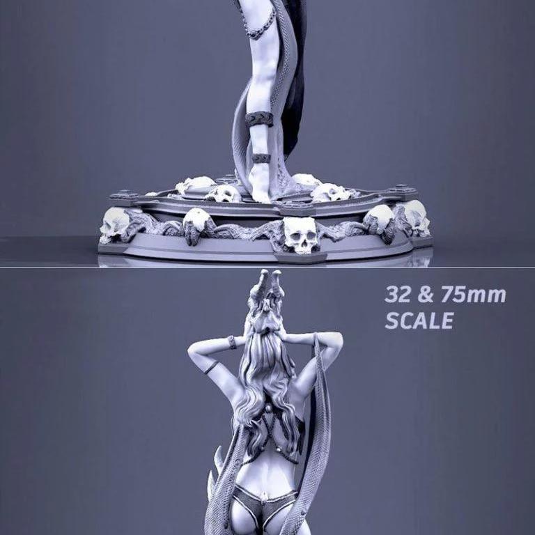 骨龙 necromancer 3D打印模型|﻿Boneflesh Dragon Necromancer