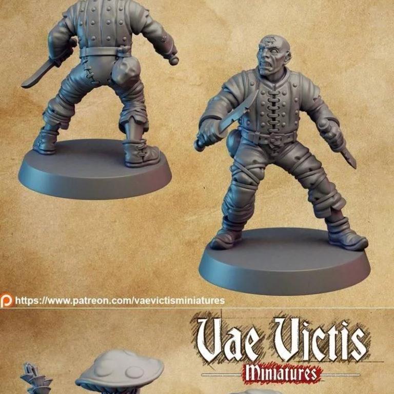 Vae Victis 3D打印迷你模型集：动漫游戏角色精选|﻿Vae Victis Miniatures March 2022