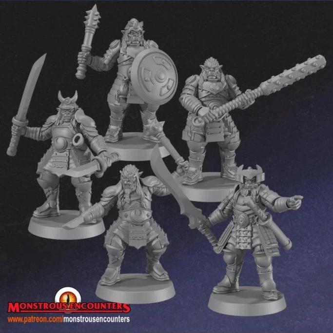 异世界冒险：霍格兰德之影 3D打印模型|Hobgoblins