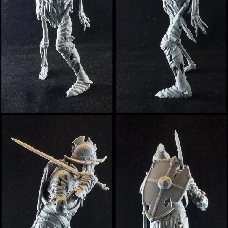 邪恶骨骑士3D打印模型|Evil Skeleton Knight