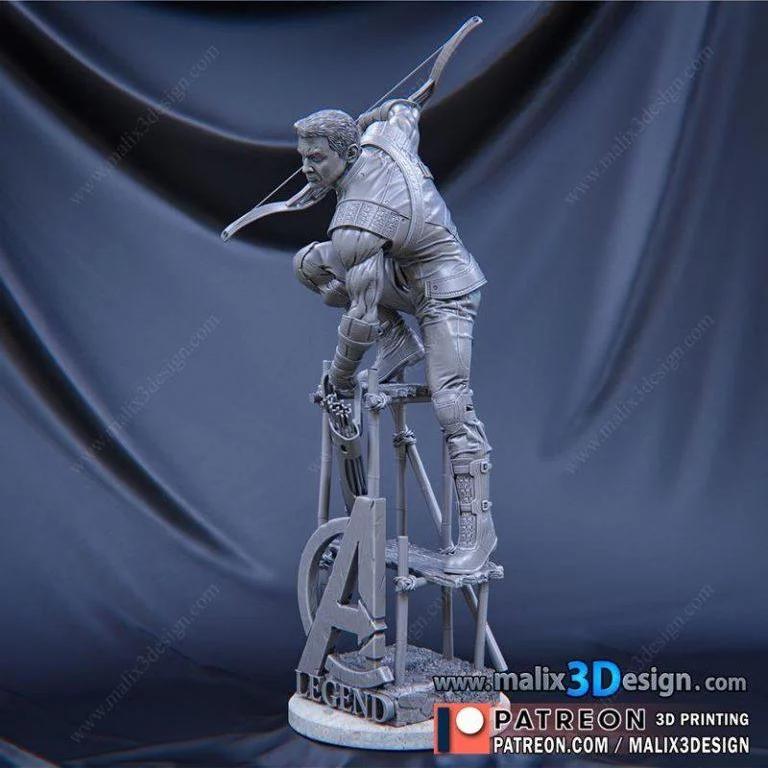 黑寡妇3D打印模型|﻿HAWKEYE