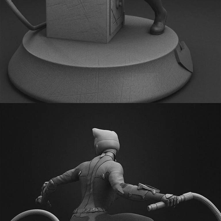 猫女 3D打印模型|Catwoman