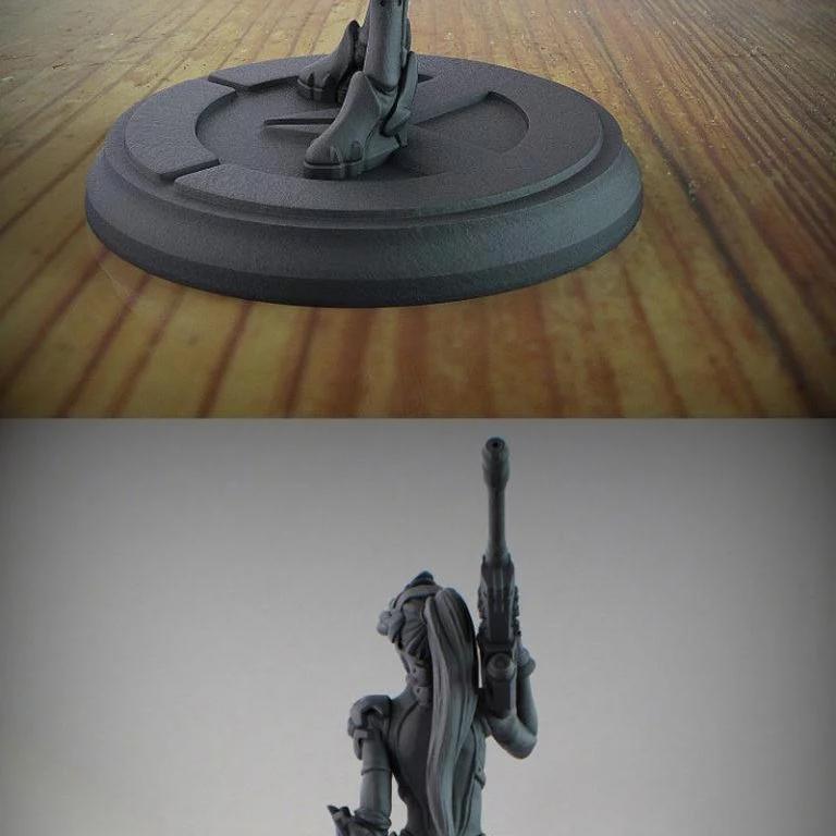 Overwatch Widowmaker 3D打印模型|Overwatch – Widowmaker