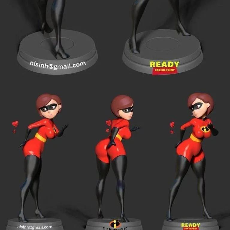 艾丽斯女孩 – 希尔伦·帕尔 3D打印模型|Elastigirl – Helen Parr