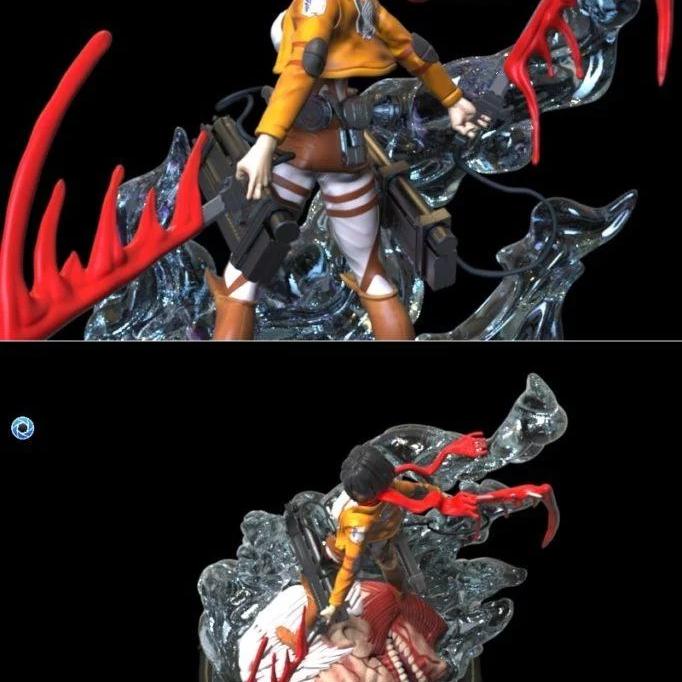 《进击的三笠》3D打印模型|Mikasa Ackerman
