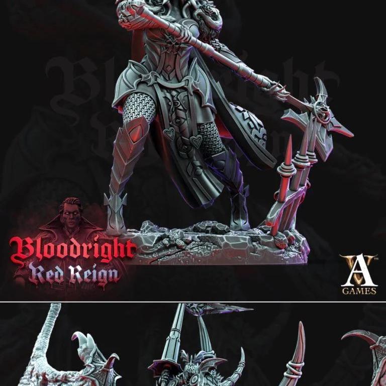 血权：红冠 reign 3D打印模型|Bloodright – Red Reign