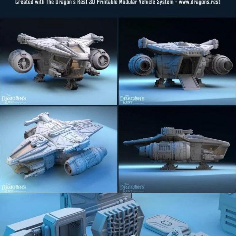 龙之息 outpost 出征者车型 3D打印模型|Dragons Rest – Outpost Origins Vehicle Maker