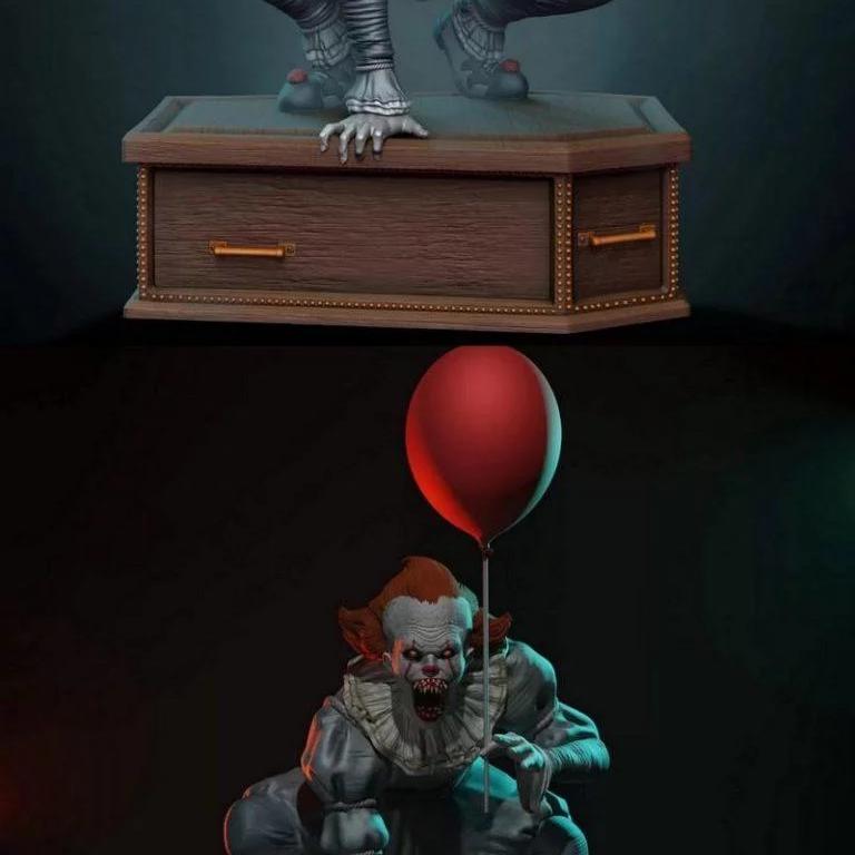 潘西威斯：3D打印恐怖角色模型|Pennywise