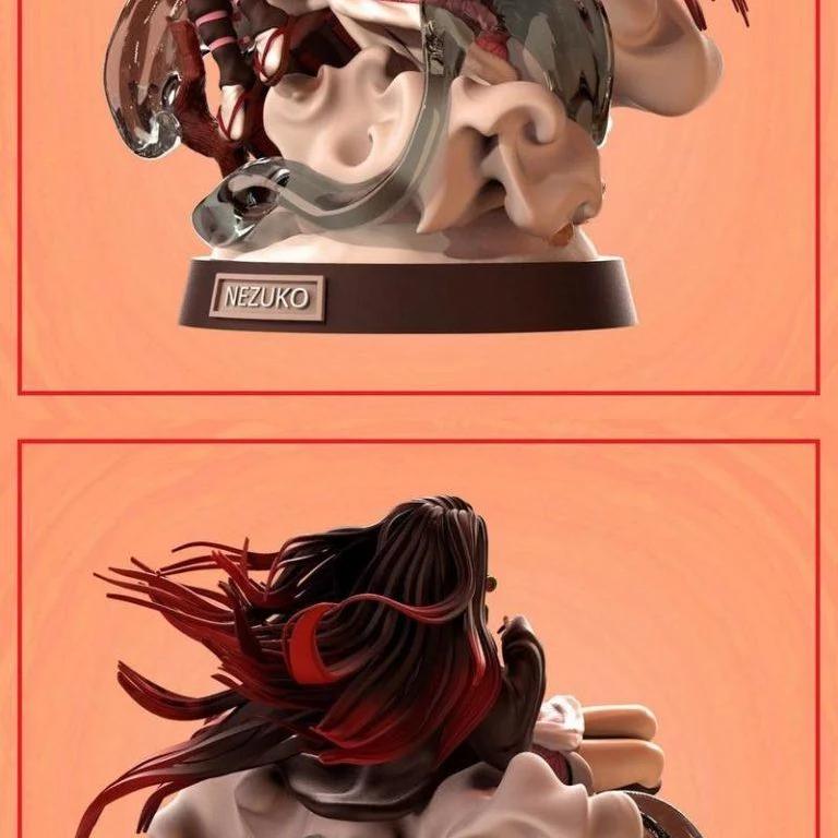 3D打印模型：《鬼灭之刃》聂仲uko|Nezuko