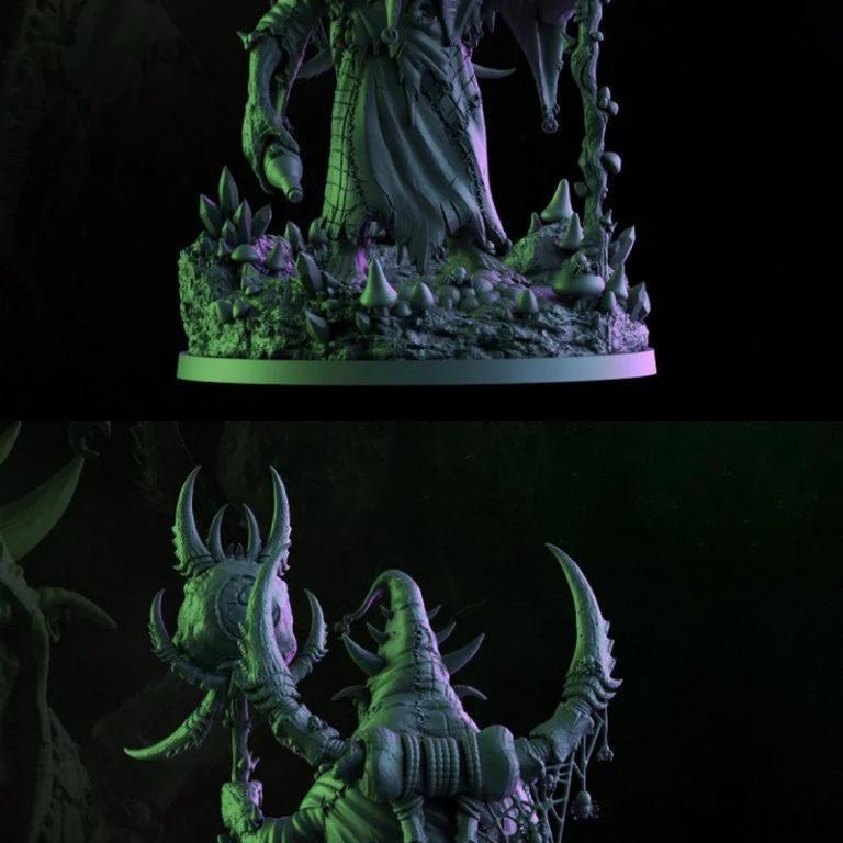 暗神崛起：月光狂徒3D打印模型|Moonshine Da Lunatic – Dark Gods