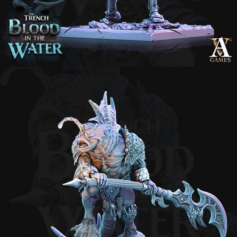 Archvillain Games《深海》血水之痕 3D打印模型|Archvillain Games – The Trench – Blood In the Water