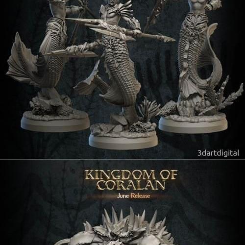 科拉兰王国6月新作——部分2：3D打印模型登场|Kingdom of Coralan June Release – part 2