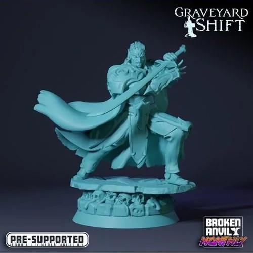 破碎之锤迷你模型 | 《进击的巨人》艾伦·耶格尔 3D打印模型|Broken Anvil Miniatures June 2021