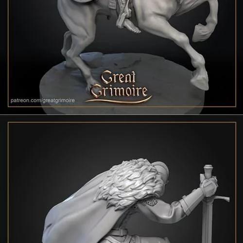 伟大妖书：巫女萨布丽娜 3D打印模型|Great Grimoire Witches Sabbath June 2021