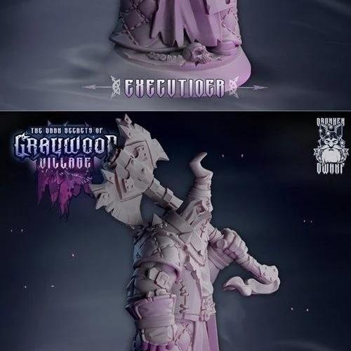 史诗魔典醉酒矮人 3D打印模型|Great Grimoire Drunken Dwarf Crosspromo Executioner