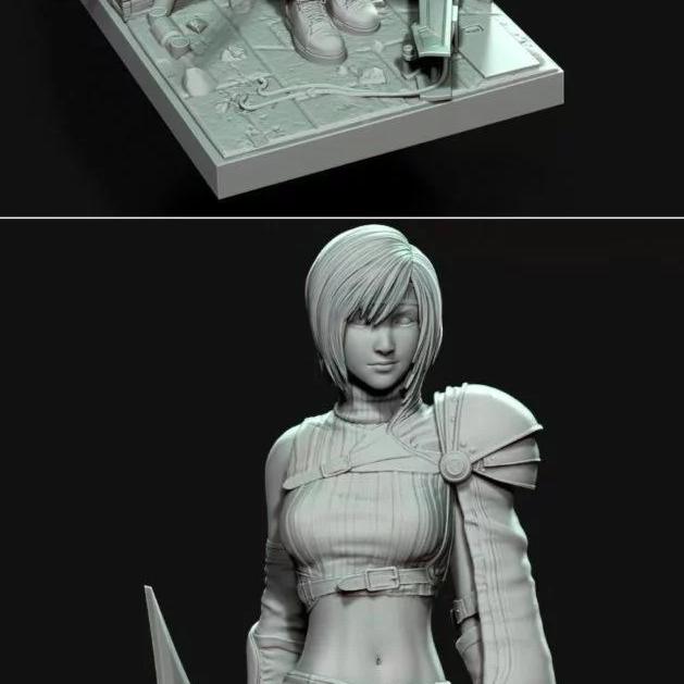 Yuffie Kisaragi 3D打印模型|Yuffie Kisaragi from Final Fantasy 7