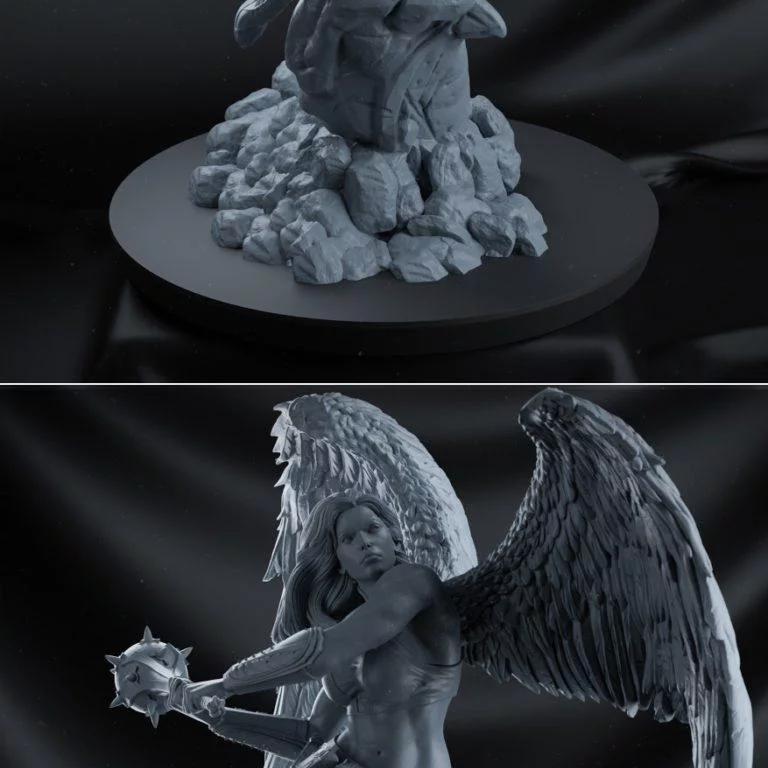 霍金斯——Hawkgirl 3D打印模型|Hawkgirl