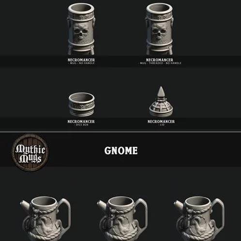 神话杯具套装2：最终幻想-艾尔莎3D打印模型|Mythic Mugs Bundle No 2