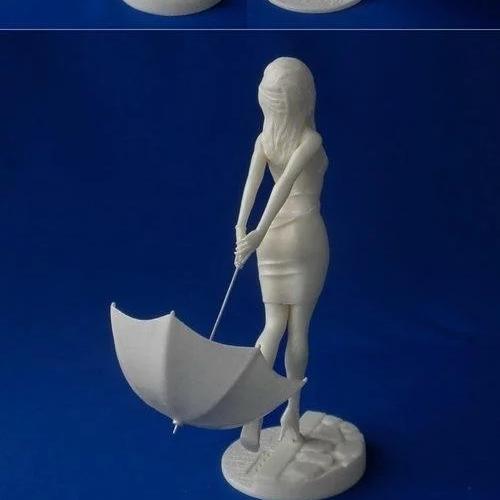 雨停之后：终焉之境·艾莉娅3D打印模型|The Rain Is Over