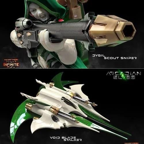 英雄无限——弧迪精灵3D打印模型|Heroes Infinite – Arcadian Elves November 2021