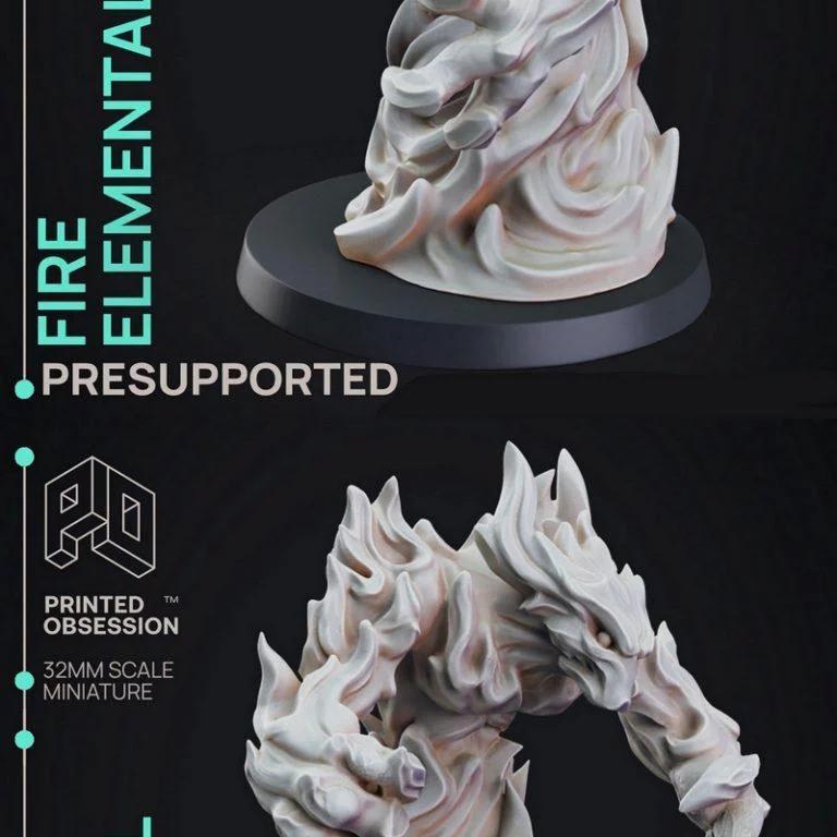 元素之力 – 火焰之魂 3D打印模型|Elemental – Fire