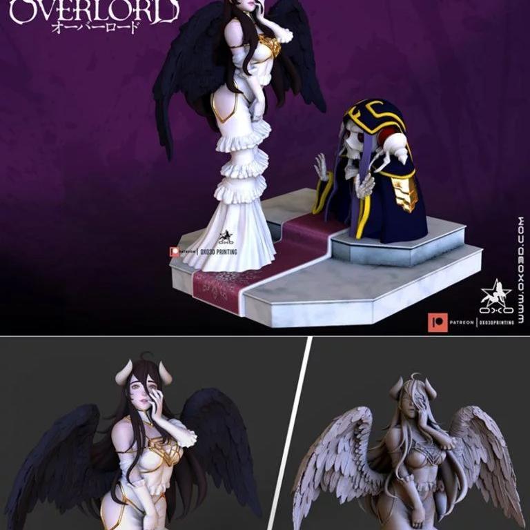 朱红之影 3D打印模型集|Anime Albedo Overlord