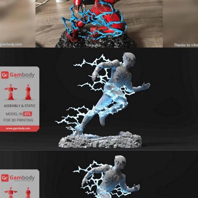 动漫《进击的巨人》角色艾伦·耶格尔 3D打印模型|Flash