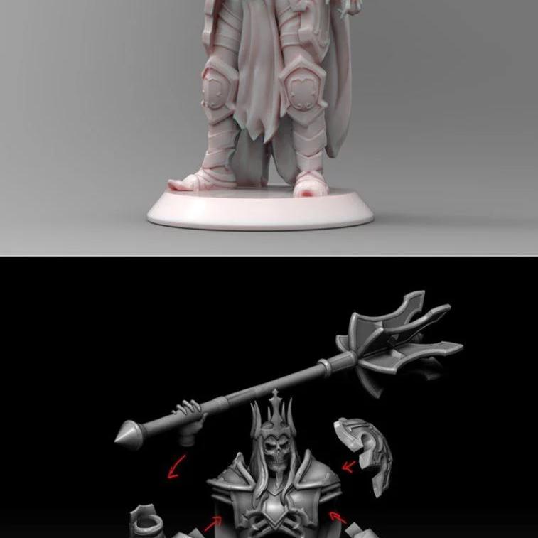 莱瑞克——恶魔之魂角色3D打印模型|Leoric – Diablo
