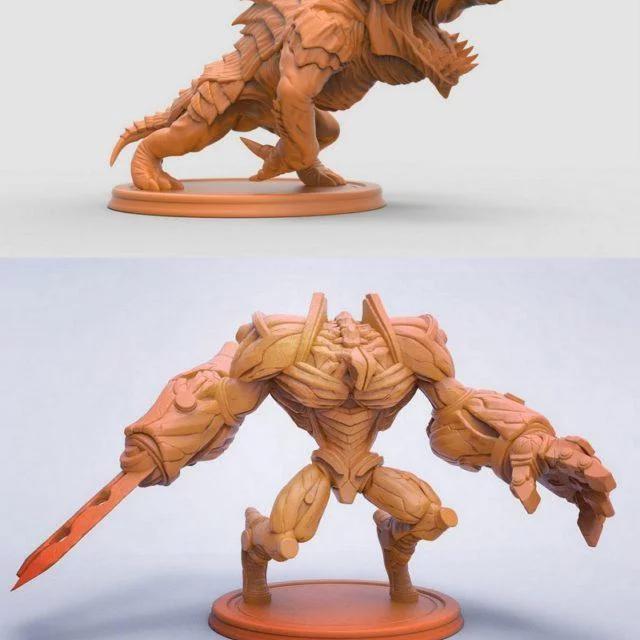 彗星之主迷你模型：动漫游戏角色3D打印版|Comet Lord Miniatures