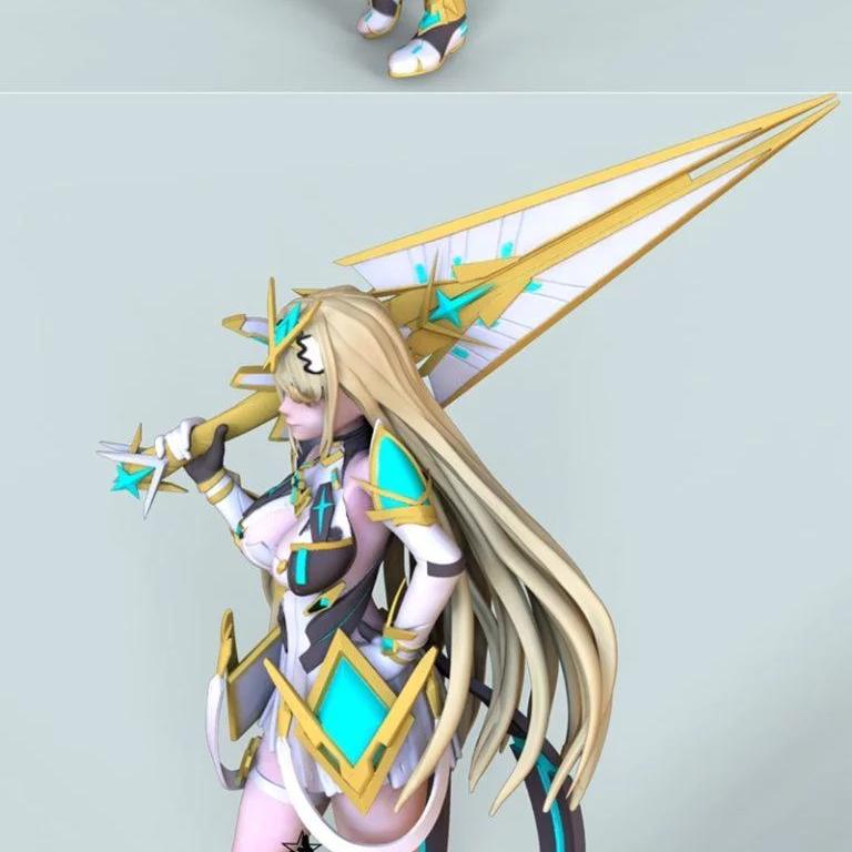 神话之境：Mythra角色3D打印模型集|Mythra
