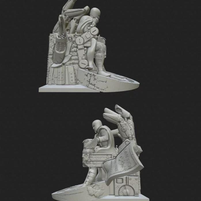 磁力王座：钢铁战神3D模型|Magneto on Throne