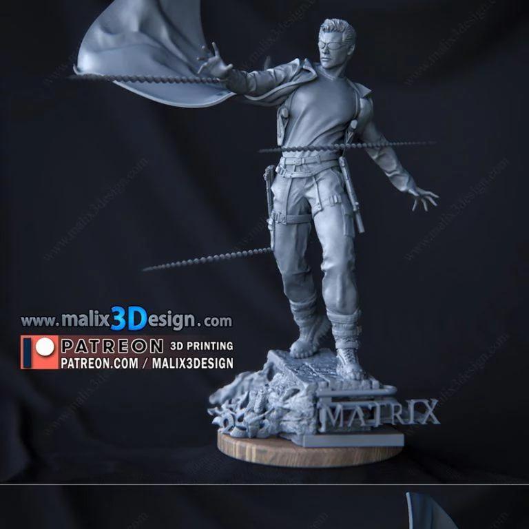 矩阵革命：神经链接的3D打印化身|MATRIX
