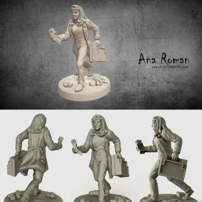 星战冒险：贝弗利·克鲁瑟3D打印模型|Beverly Crusher – Star Trek Adventures