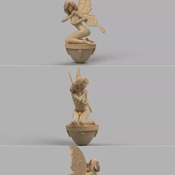 奇幻世界中的3D打印角色模型：动漫《Fairy Tail》角色立体呈现|Fairy