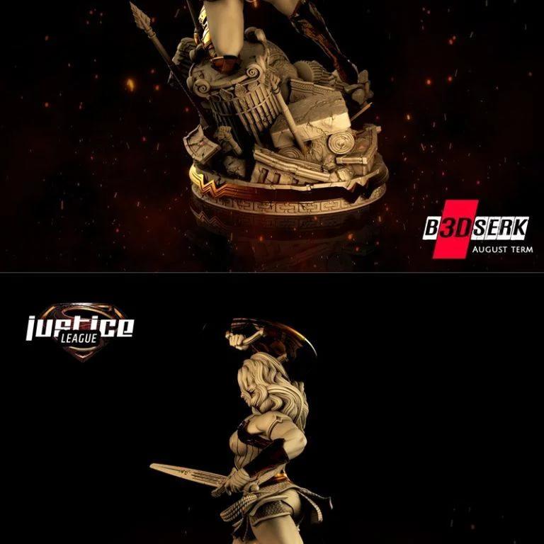 B3dserk Studios – 女超人3D打印模型|B3dserk Studios – Wonder Woman