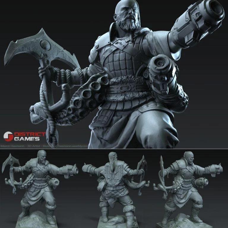 爱尔兰鲨鱼——指挥官 3D打印模型|Irish Sharks – Commander