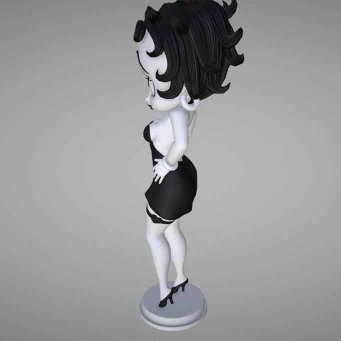 动漫游戏《Betty Boop》中的经典角色3D打印模型|Betty Boop