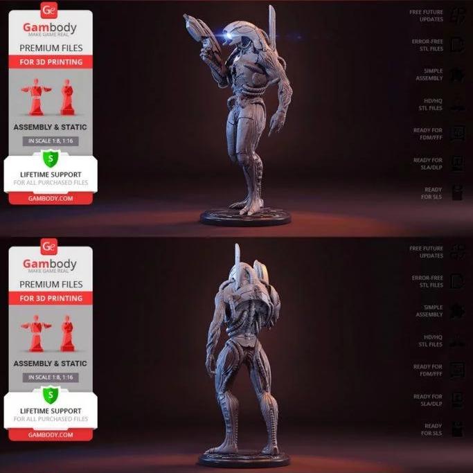 质量效应 - 联盟 - 莱格恩 3D打印模型|Mass Effect – Legion