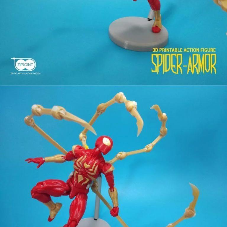 蜘蛛侠装甲升级包 3D打印模型|Spider armor upgrade pack